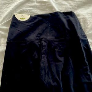 Aerie black size small long leggings flare